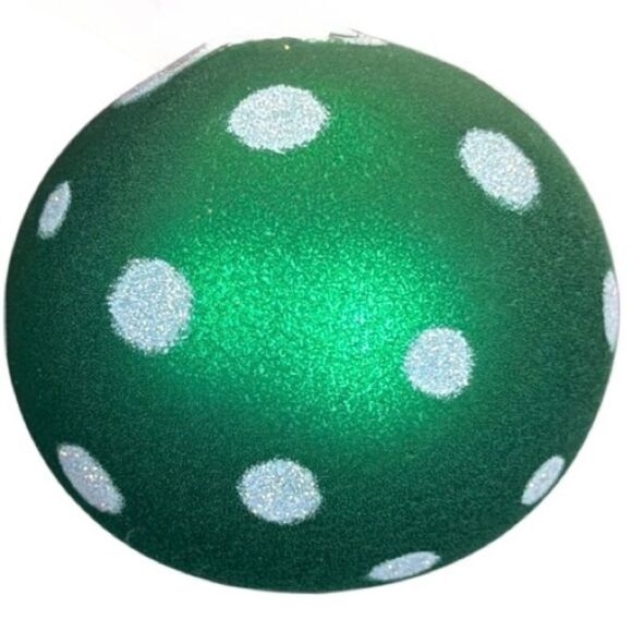 2002 Festive Santa Claus Ornament - Red and Green - Picture 3 of 5